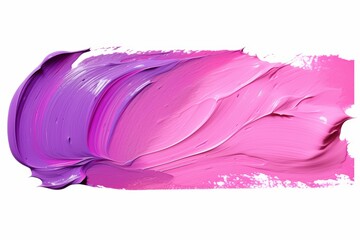 Poster - vibrant pink and purple acrylic paint swirl stroke on a canvas for artistic backgrounds and creative