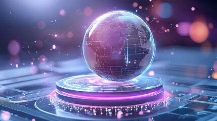 Poster - AI-driven dynamic campaign adjustments, futuristic marketing dashboard with refined digital elements