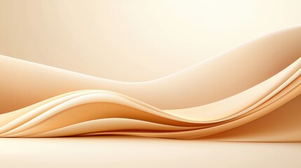 Poster - Modern mocha mousse abstract background, simple and fluid, with gentle variations in color, invoking a feeling of peacefulness and refined minimalism.
