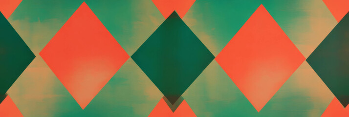 Poster - Seamless pattern featuring large triangles forming star-like shapes for modern backgrounds