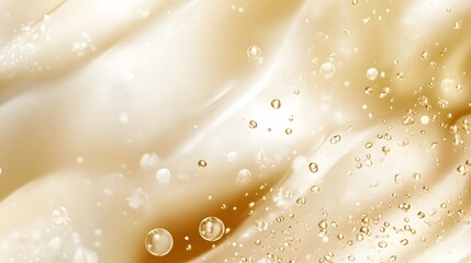 Fototapete - Captivating close up view of delicate dew droplets resting on a smooth transparent surface creating a mesmerizing display of shimmering reflections and natural elegance