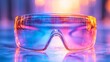 © Thanayut - vibrant futuristic sunglasses with colorful reflections