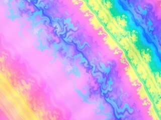 Wall Mural - A vibrant and colorful rainbow background perfect for adding a pop of color to your design projects, prismatic, spectrum