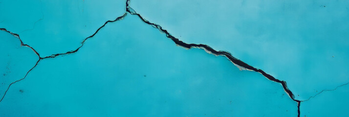 Poster - Deep sapphire blue cement wall texture with light blue background for creative designs