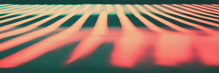 Poster - Diagonal lines and geometric patterns create direction and purpose in a bright background