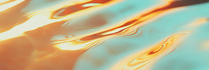 Poster - Droplets on a light surface create soft shadows and bright reflections for a soothing background