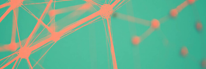 Poster - Dynamic network of interconnected lines and shapes boosting collaboration and strategic play
