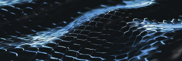 Aufkleber - Hand-drawn snake skin featuring abstract patterns in varied gray tones for creative backgrounds