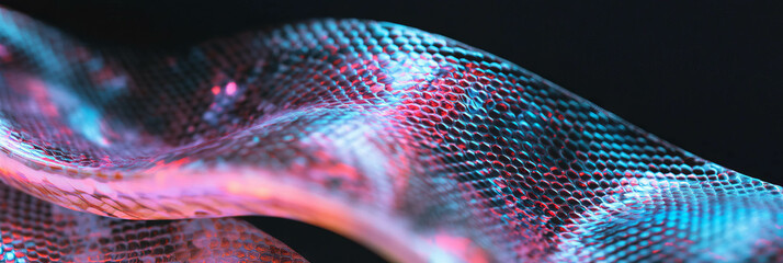 Aufkleber - Hand-drawn organic snake skin pattern with flowing shapes and natural lines for banner design