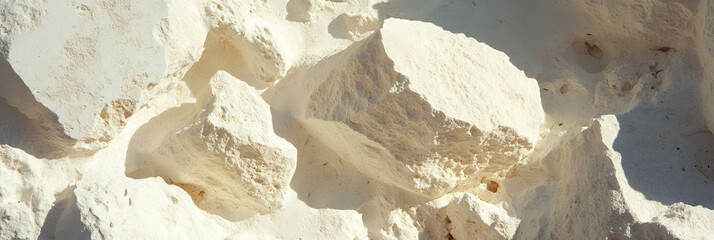 Poster - Light beige cement wall texture with smooth matte finish on bright background