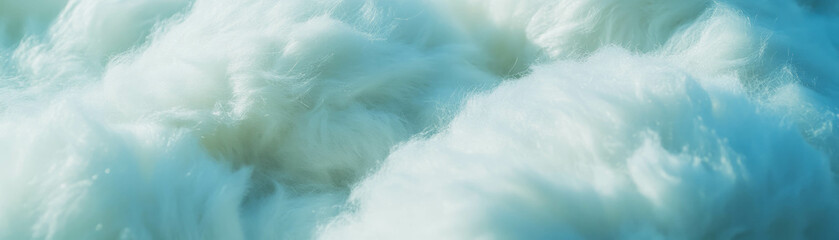 Aufkleber - Macro texture of soft fleece with sherpa lining and vibrant background for banners