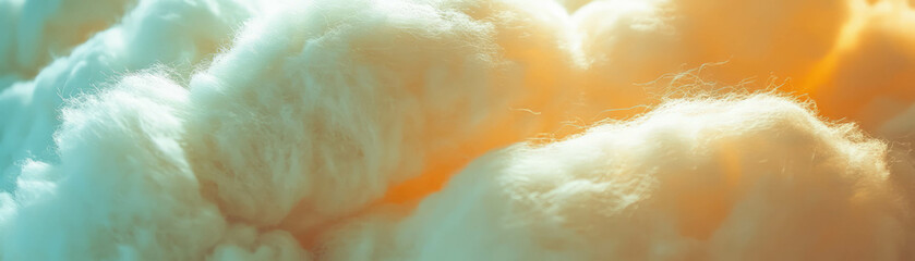 Aufkleber - Macro texture of fleece showcasing soft pile against a bright background for design use