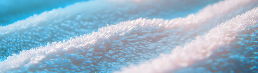 Aufkleber - Close-up view of terry cloth with looped pile, highlighting its absorbent texture and softness