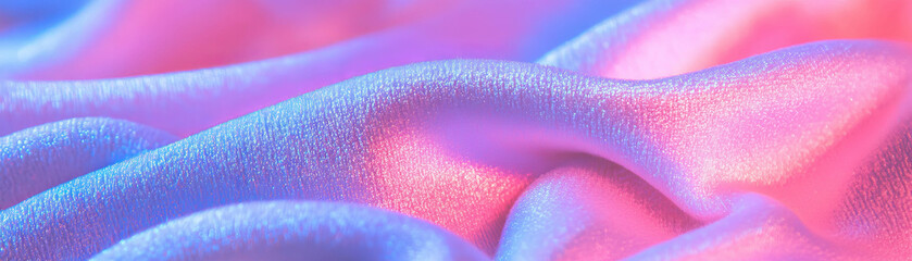 Poster - Macro shot of velour texture featuring soft pile and vivid colors for vibrant banner design
