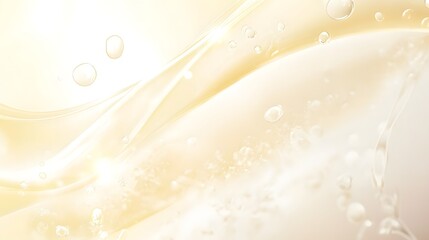 Leinwandbilder - Mesmerizing abstract wave of shimmering liquid flows in an ethereal light creating a captivating and dreamlike pattern of movement texture and gradient  The smooth fluid motion and delicate