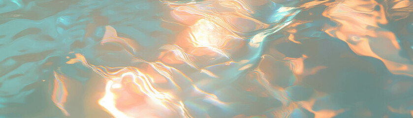 Aufkleber - Reflections and highlights on glossy Venetian plaster in a bright setting