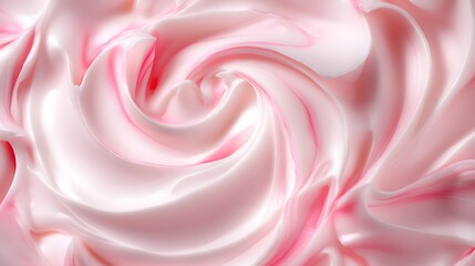 Aufkleber - Mesmerizing Swirls of Silken Pink Elegance   Luxurious Satin Fabric Texture Abstract Background Showcasing Flowing Curvy Patterns in Soft Romantic Pastel Tones Perfect for Sensual Glamorous Designs