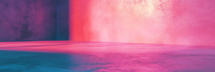 Aufkleber - Venetian plaster with layered effect showcased in dramatic lighting and bright background