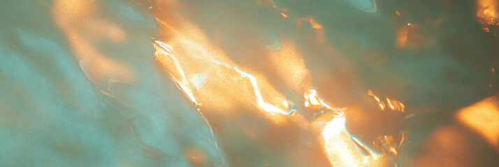 Poster - Venetian plaster with pearlescent sheen and soft ambient lighting creates a calming effect