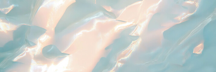 Aufkleber - Stunning venetian plaster showcasing a pearlescent sheen with soft diffused glow