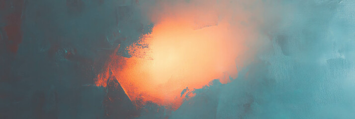 Poster - Brightly polished Venetian plaster showcasing texture and light interplay in artistic design