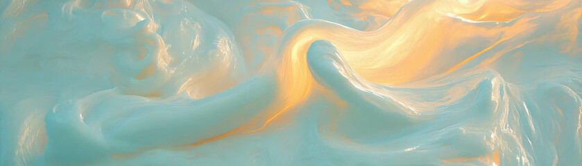 Poster - Swirling Venetian plaster with soft lighting creates artistic background design