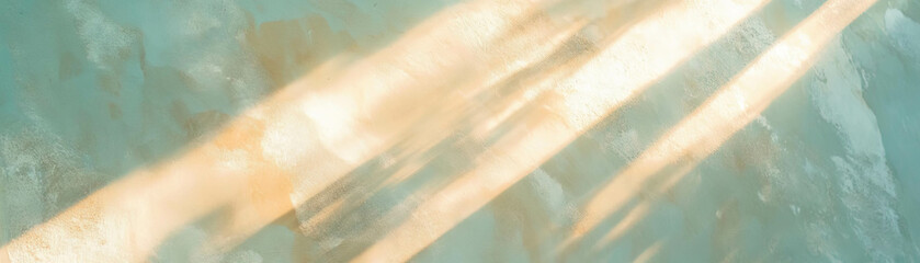 Poster - Textured Venetian plaster with subtle shadows and bright background