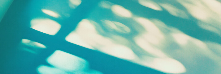Poster - Textured Venetian plaster reflects light, creating intricate shadow patterns on a bright background