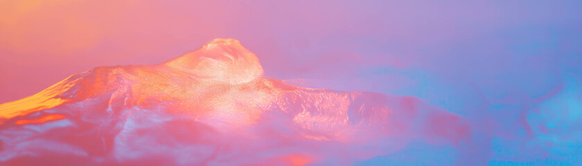 Poster - Venetian plaster with textured gradient showcasing depth and vibrant colors