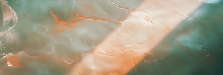 Poster - Textured Venetian plaster showcasing light and subtle gradients in a bright backdrop