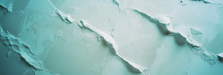 Poster - Venetian plaster textured surface with light gradient creating depth for a bright banner