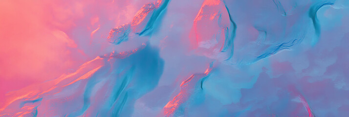 Poster - Textured Venetian plaster with light gradient for creative wall design
