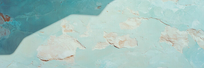 Poster - Subtle textures of Venetian plaster illuminated by soft light in a bright setting