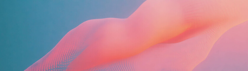 Aufkleber - Close-up of smoke dissipating in halftone texture creating a dynamic gradient effect