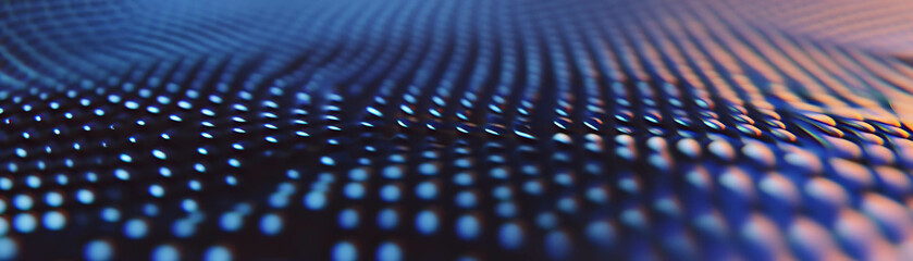 Aufkleber - Exploration of a network with halftone texture and dynamic dot density