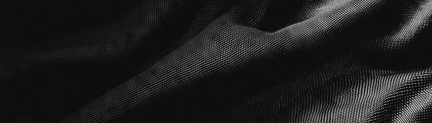 Poster - Woven fabric close-up showcasing intricate halftone texture and tight weave details