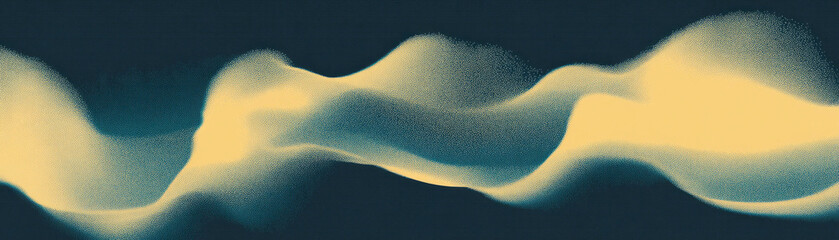 Poster - Halftone texture of crashing waves captured in a dramatic frozen moment