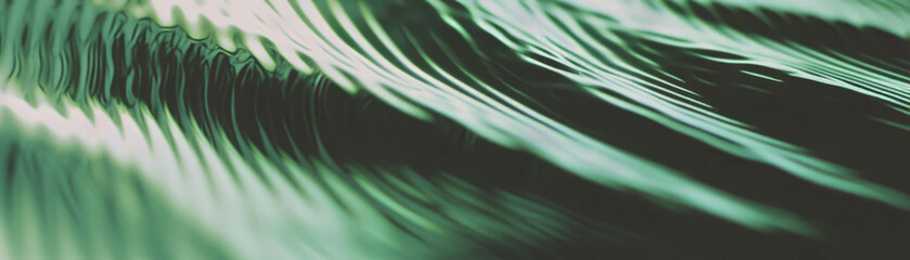 Poster - Wavy lines with halftone texture create a flowing effect in close up view