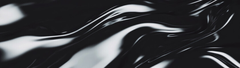 Aufkleber - Dynamic interplay of light and shadow in abstract monochrome texture