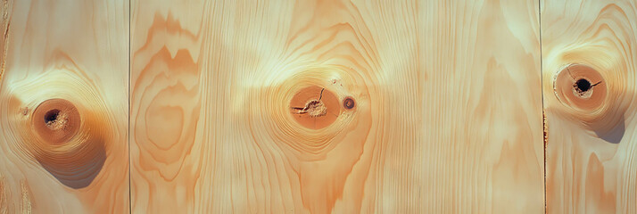 Poster - Light pine wood with subtle grain and natural color suitable for various design backgrounds
