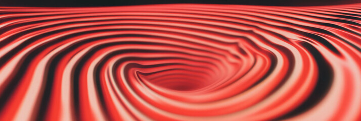 Poster - Scarlet rays spiral downward, creating a mesmerizing pattern of energy and motion
