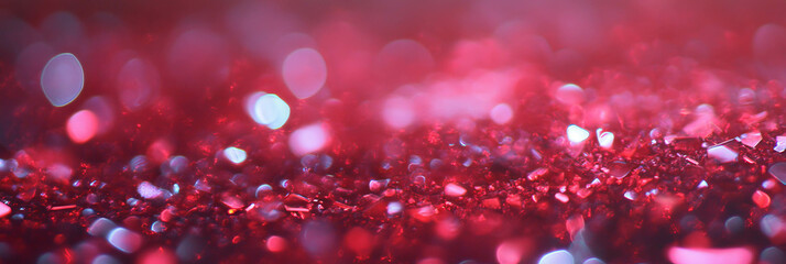Aufkleber - Dazzling display of tiny red sparks captured in vibrant hues under soft lighting