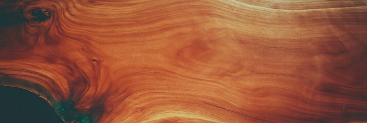 Poster - Wooden table top showcasing beautiful grain patterns and smooth surface for decoration