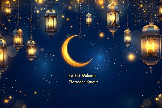Ramadan background design colourful lantern lamp with dates and tasbih isolated on beige background, Islamic concept Ramadan and Eid Mubarak image