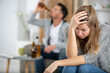 © auremar - wife tired of husband alcoholic