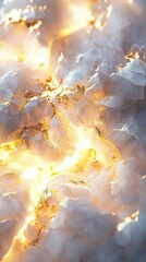 Poster - Erupting light patterns abstract background digital art dynamic close-up energy concept
