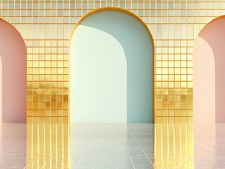 Poster - Exploring contemporary design modern architecture art installation minimalist space interior aesthetic appeal
