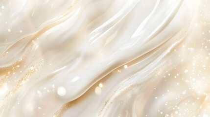 Aufkleber - Elegant and dreamy abstract background featuring soft pastel hues sheer and translucent fabrics delicate feathers and a shimmering bokeh effect creating a magical romantic and ethereal atmosphere