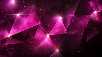 Poster - pink geometric light abstract background