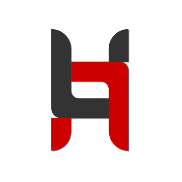 Web line modern color full logo design